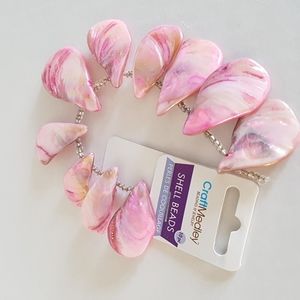 3/25$ 10 pcs Shell Beads with Hole for Beading & Jewelry Projects